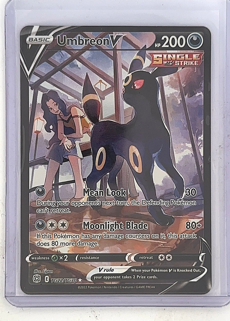 Umbreon V #TG22/TG30 — front