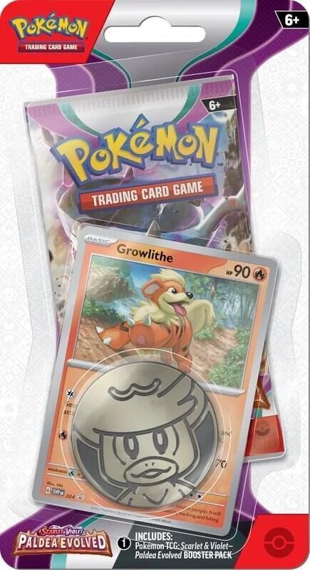 Paldea Evolved Single Pack Blister [Growlithe] - SV02: Paldea Evolved (PAL)