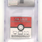 Lapras Popping Candy 24k Gold Plating Sticker CGC MINT 9 — back