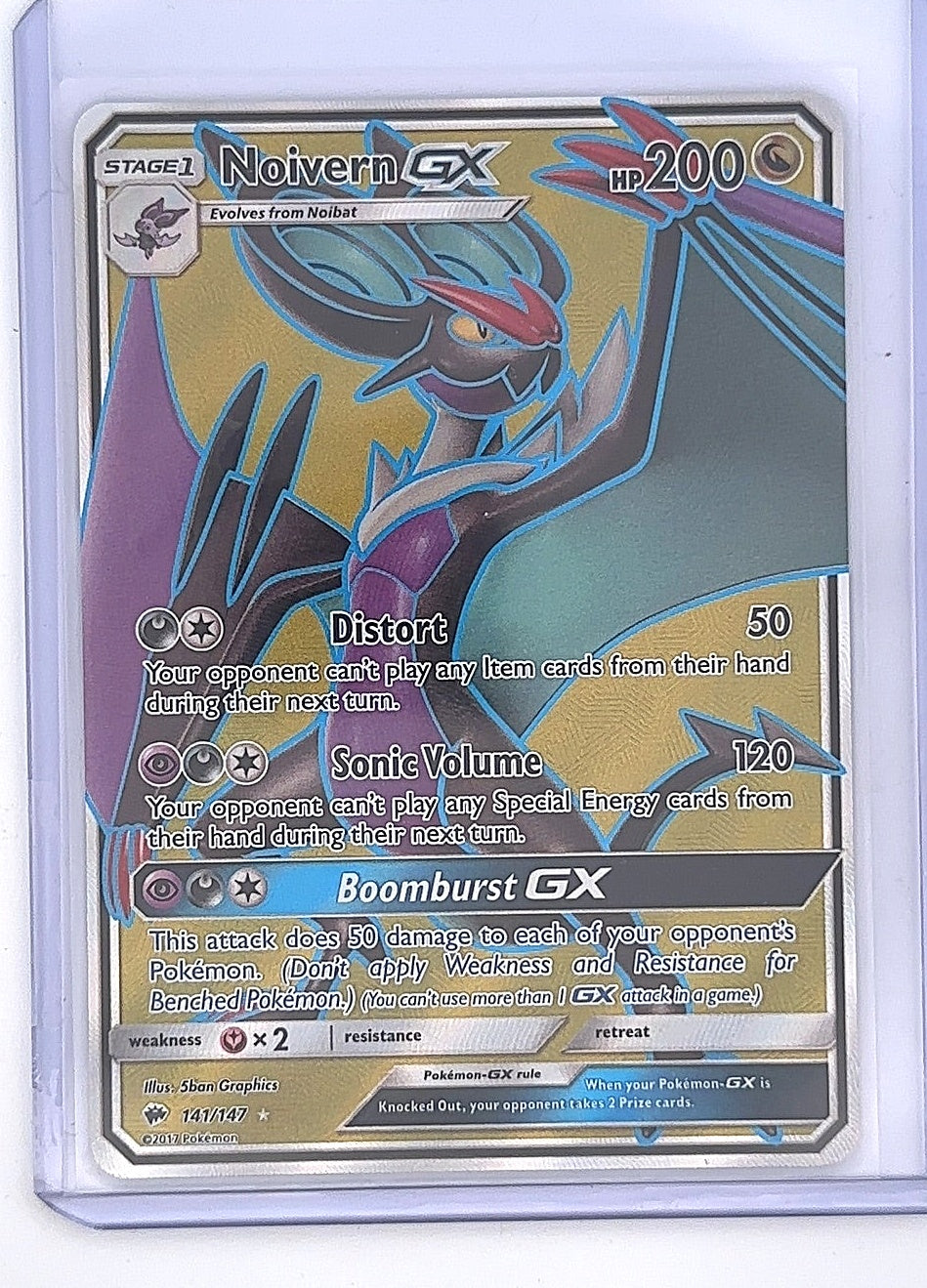Noivern GX (Full Art) #141/147 — front