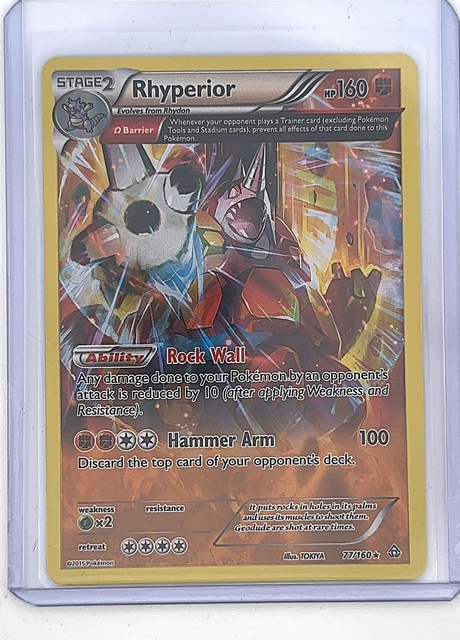 Rhyperior (Omega) #77/160 — front