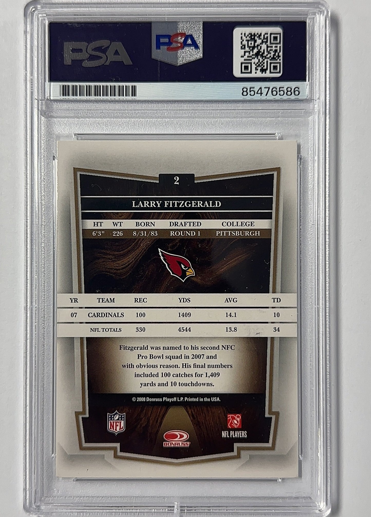 Larry Fitzgerald Classics — back