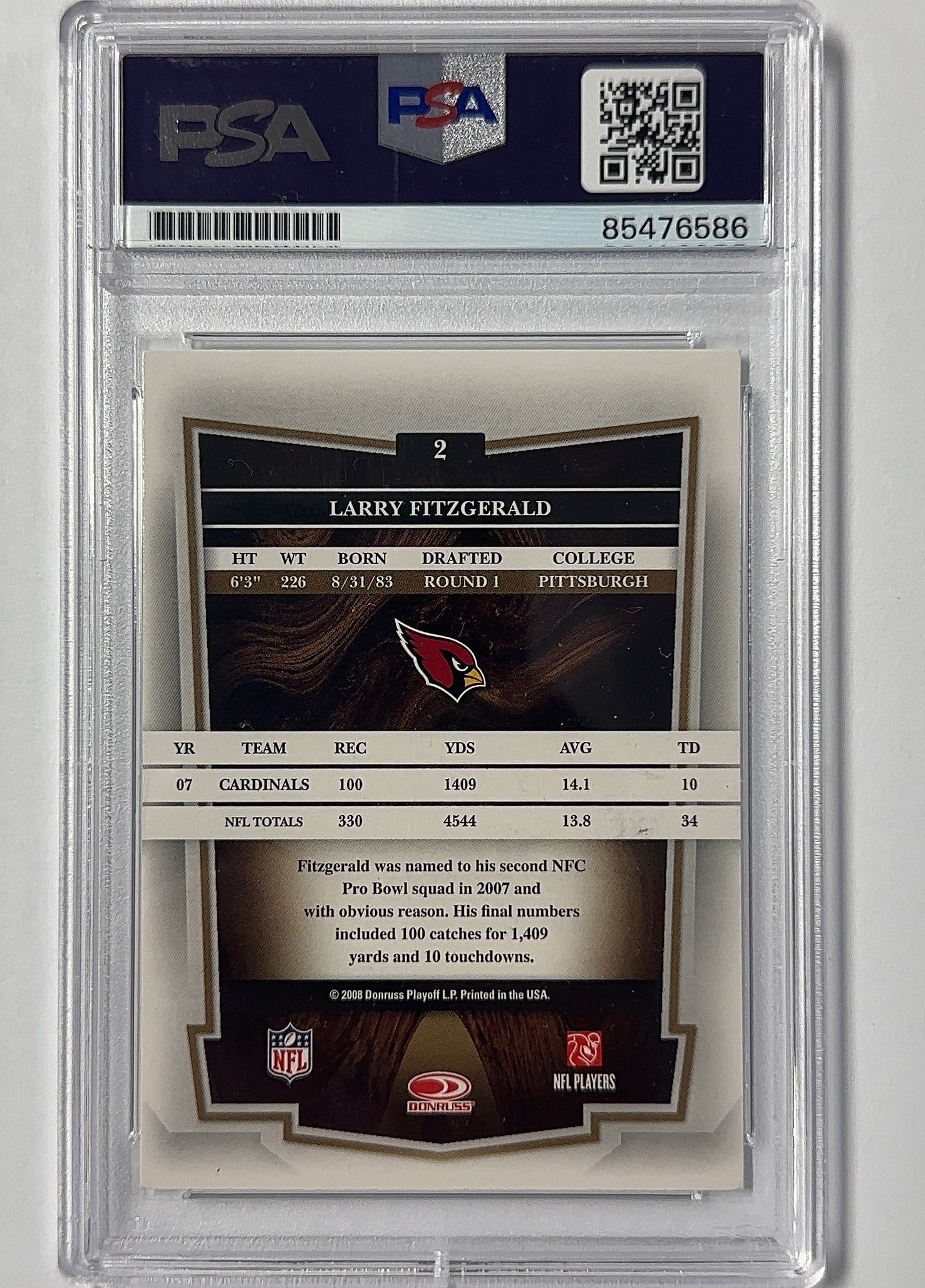 Larry Fitzgerald Classics — back