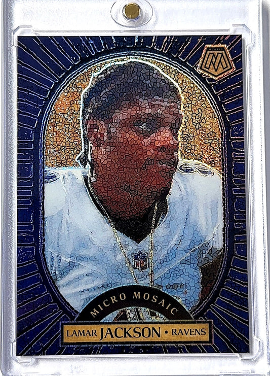 2025 Panini Mosaic Micro Lamar Jackson #25 — front