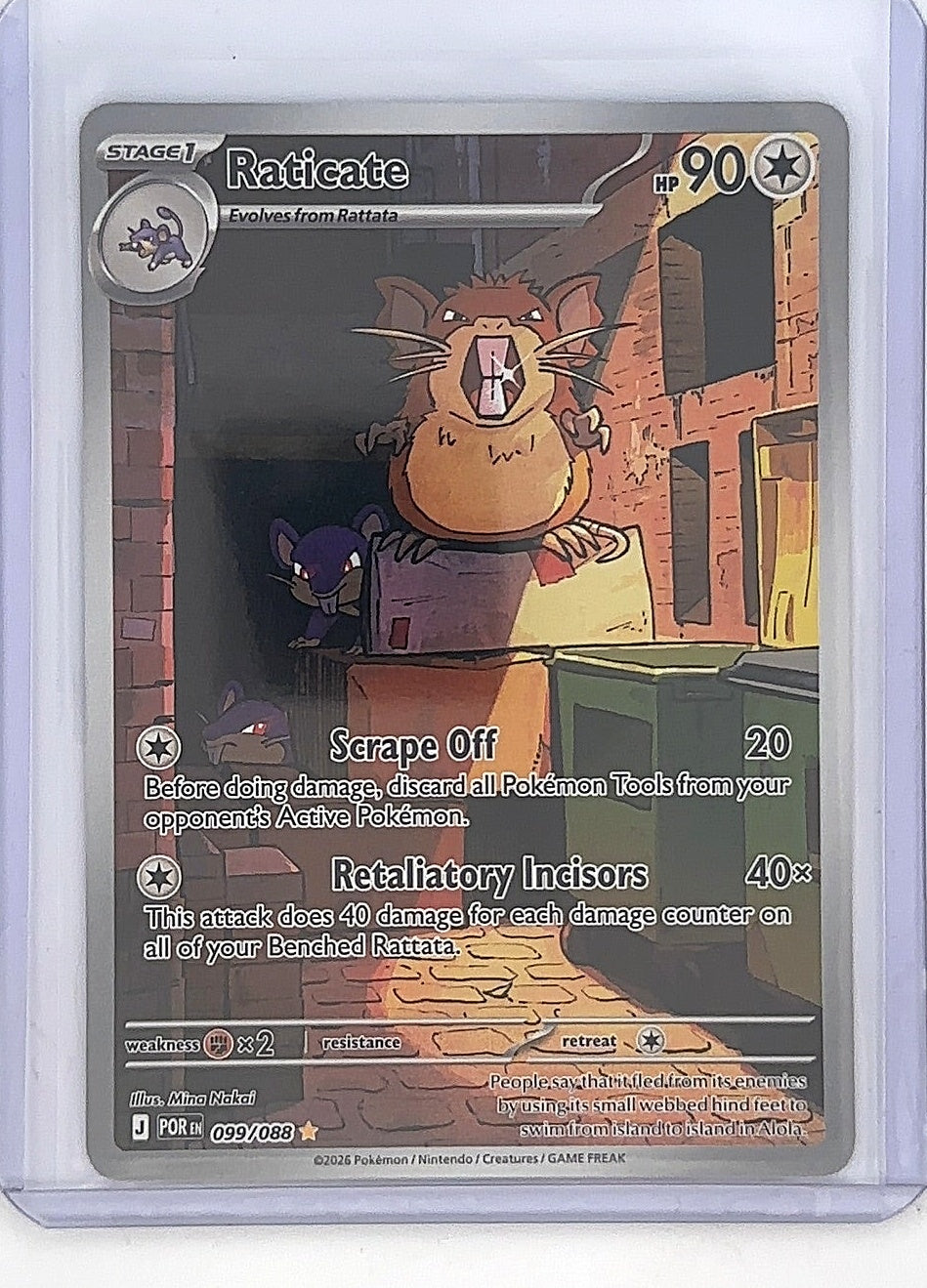 Raticate - 099/088 #099/088 — front