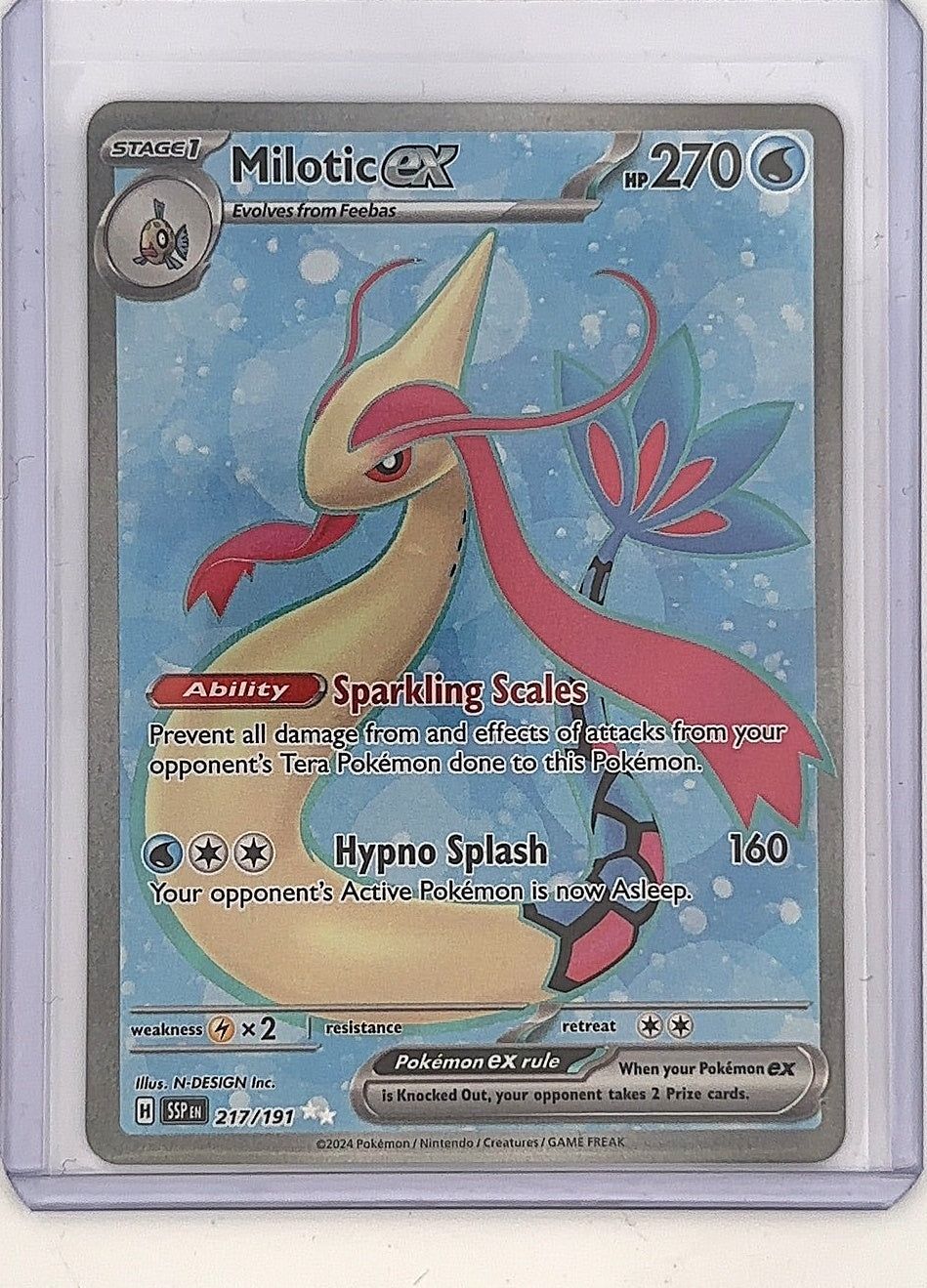 Milotic ex - 217/191 #217/191 — front