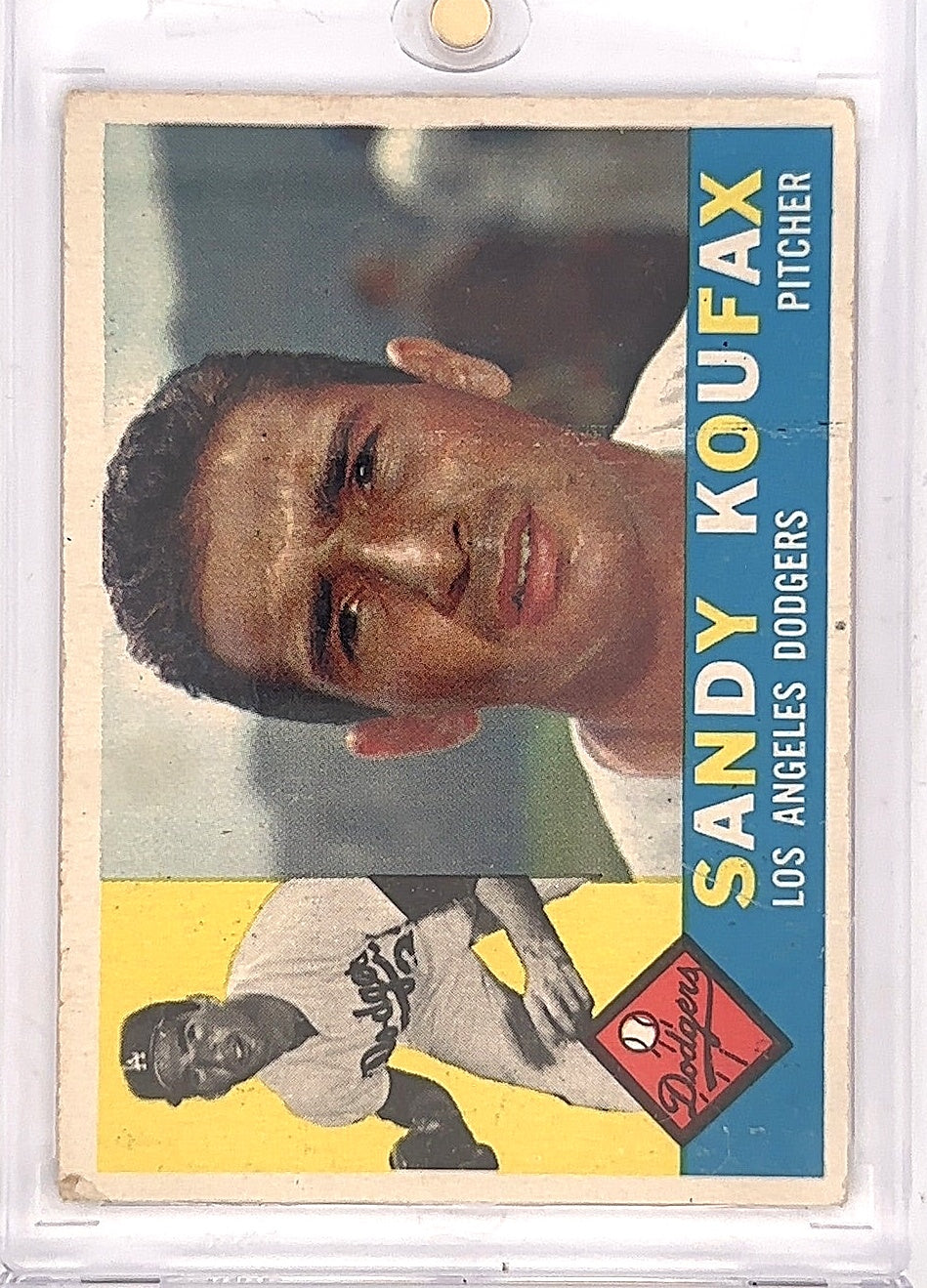 1960 Topps Sandy Koufax #343 — front