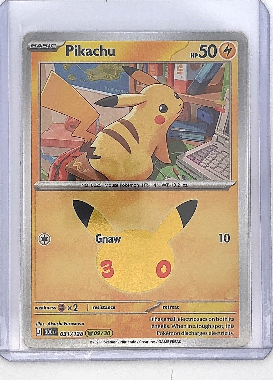 Pikachu - 031/128 #031/128 — front