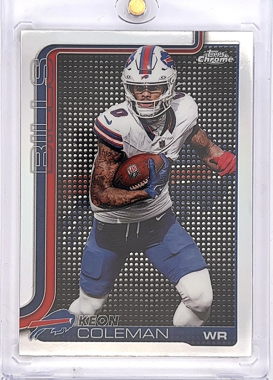 2025 Topps Chrome Keon Coleman [Lightboard Refractor] #30 — front