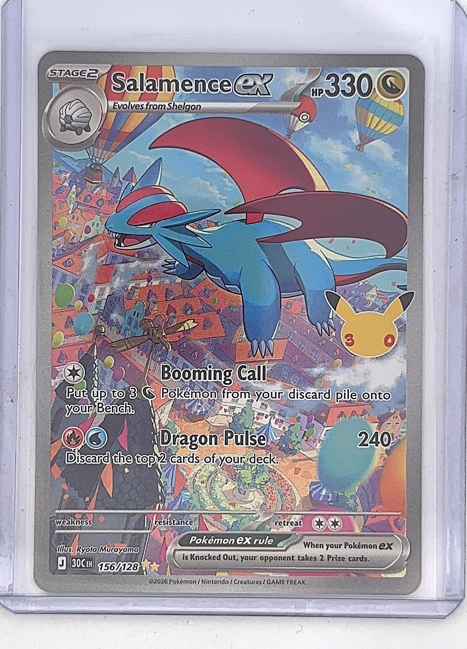 Salamence ex - 156/128 #156/128 — front