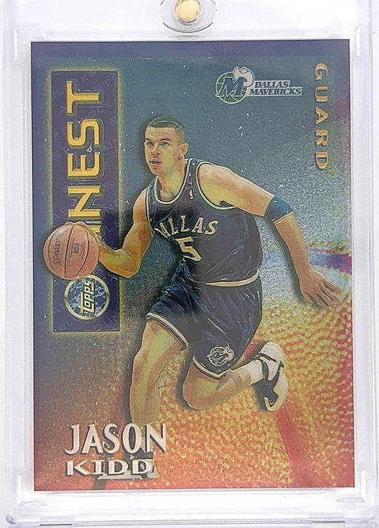1995-96 Finest Mystery Jason Kidd [Borderless Gold Refractor] #M9 — front
