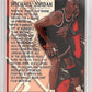1996 Fleer Metal Michael Jordan [Metallized] #128 — back