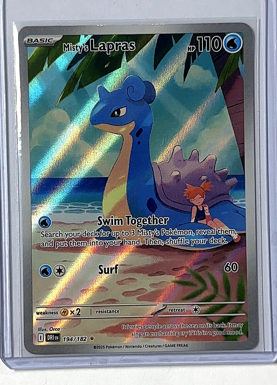 Misty's Lapras - 194/182 #194/182 — front