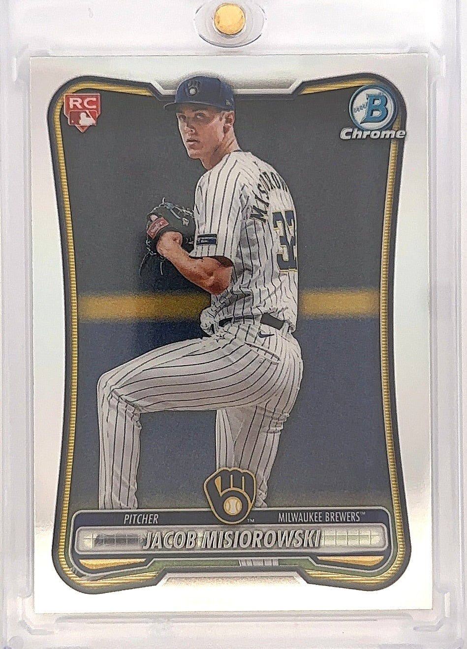 2026 Bowman Chrome Jacob Misiorowski [Red Rookie Variation] #65 — front