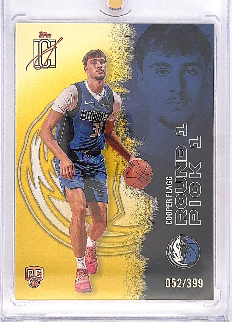 2025 Topps Signature Class Cooper Flagg [Yellow] #101 — front