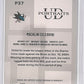 2024-25 Upper Deck Series 2 Hockey Macklin Celebrini Portraits P37 — back