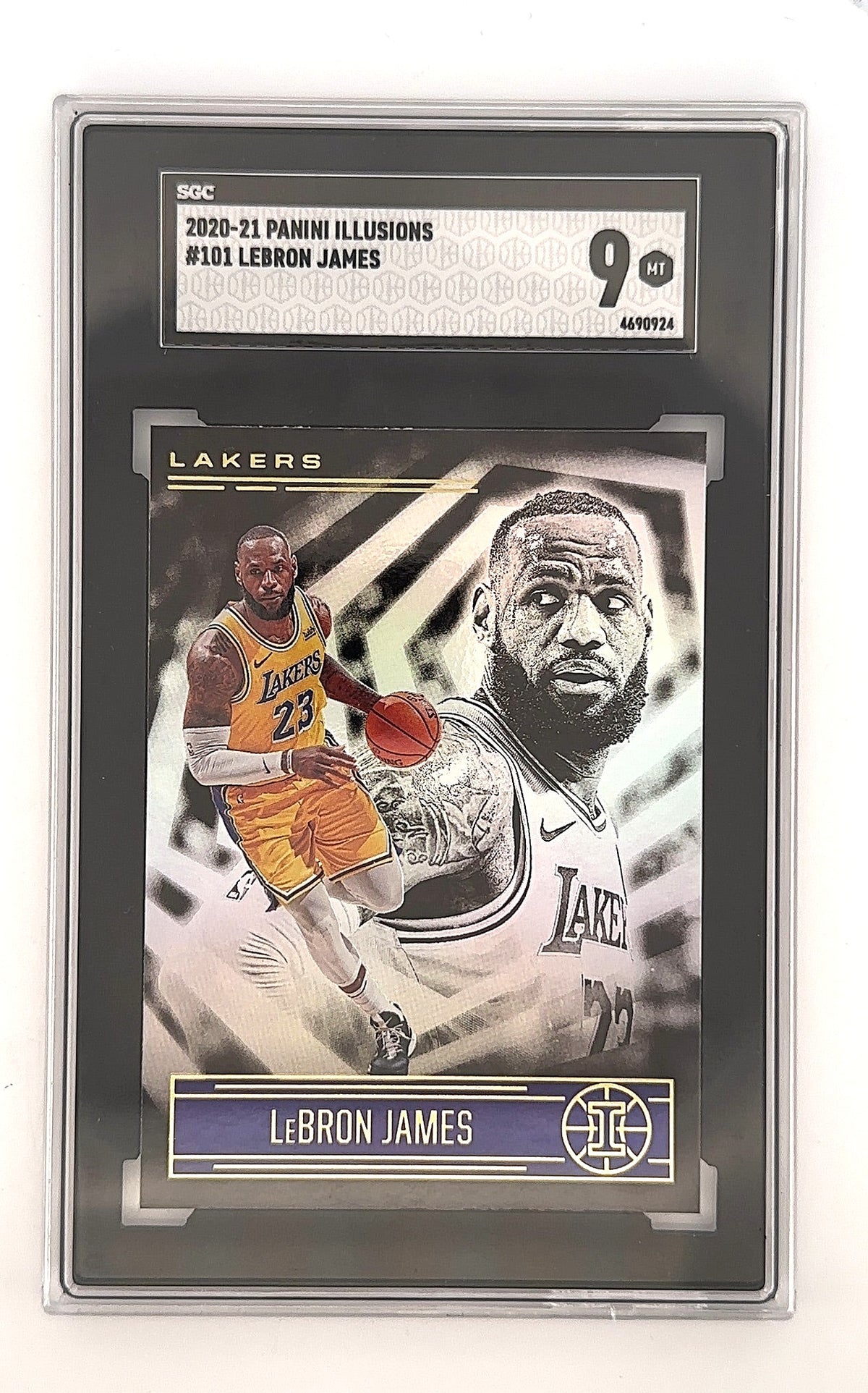 2020 Panini Illusions LeBron James #101 SGC 9 — front
