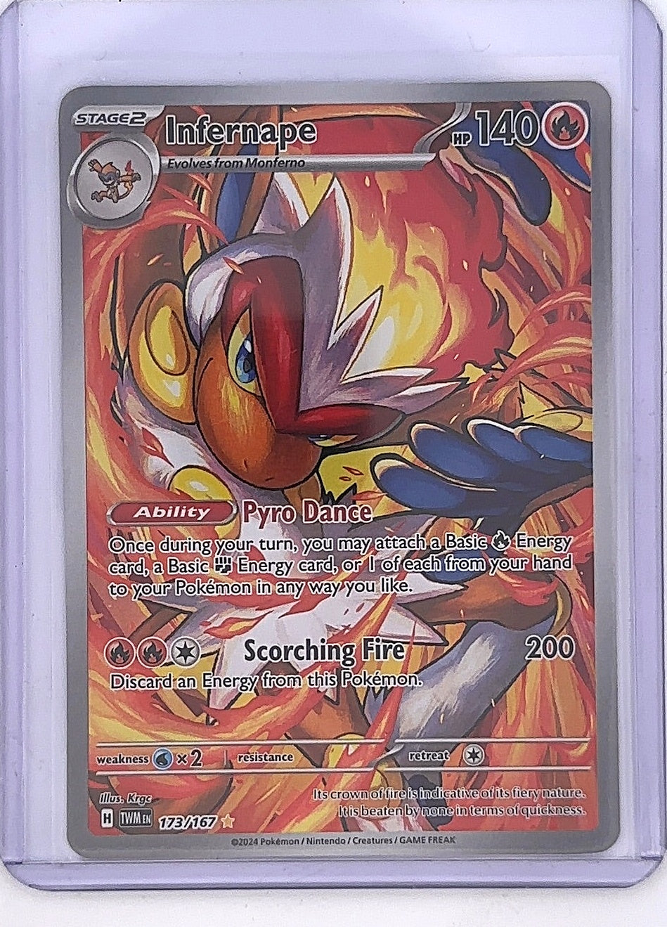 Infernape - 173/167 #173/167 — front