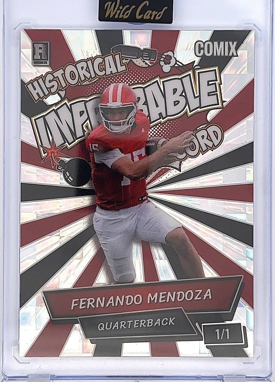 2025 Wild Card Comix Fernando Mendoza #ACIM-FM08 1/1 — front