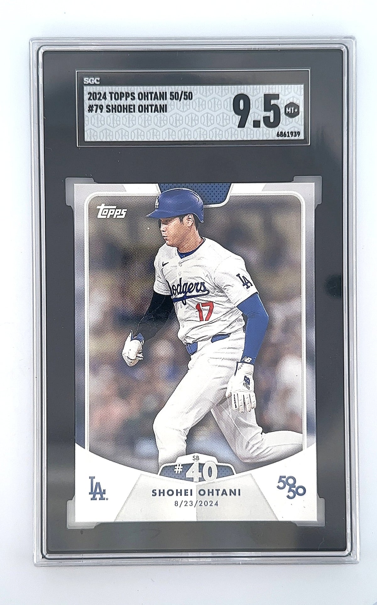 Shohei Ohtani #79 2024 Topps 50/50 SGC MINT+ 9.5 — front