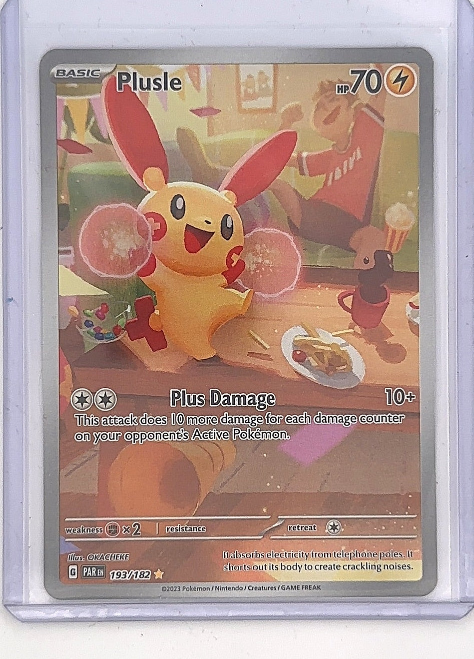 Plusle - 193/182 #193/182 — front