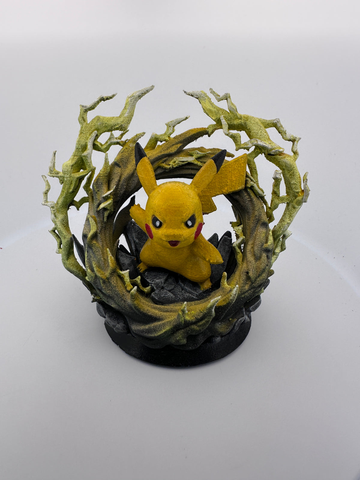 Pikachu 3D printed — front