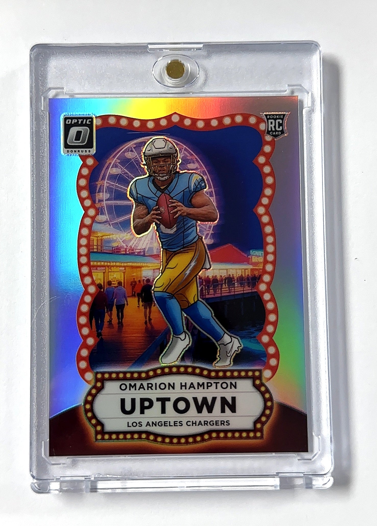 Omarion Hampton RC Downtown Donruss Optic Uptown — front