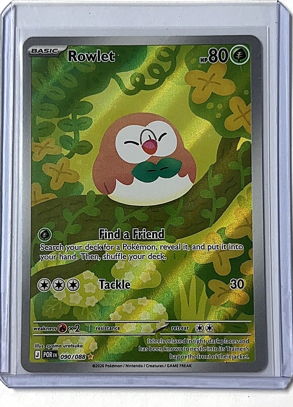 Rowlet - 090/088 #090/088 — front