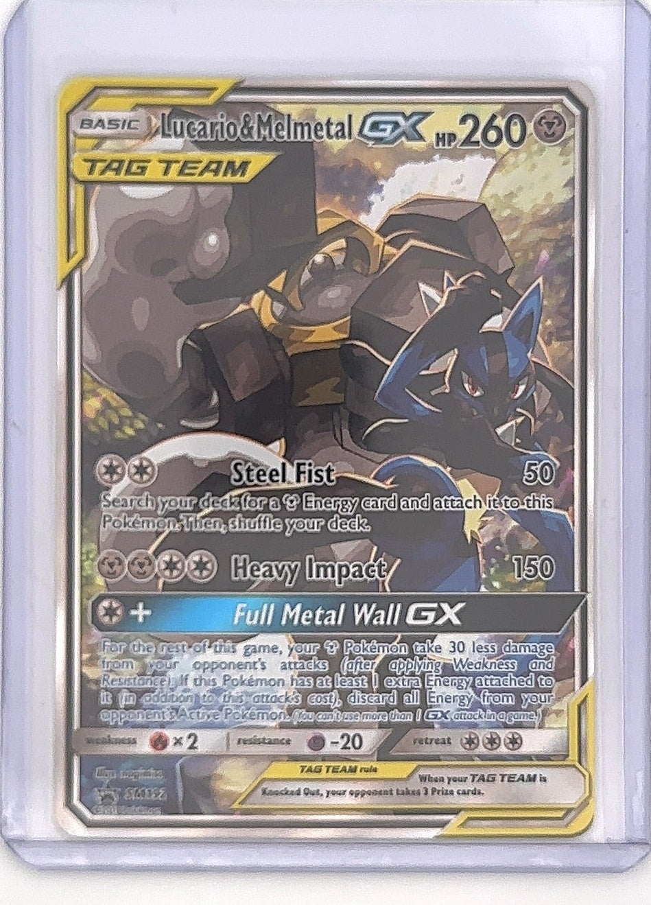 Lucario & Melmetal GX - SM192 #SM192 — front