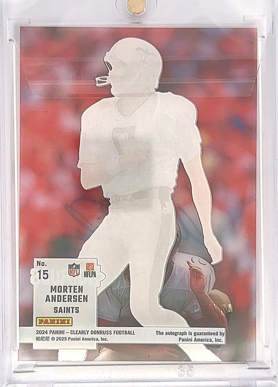 2024 Clearly Donruss Retro 1994 Autograph Morten Andersen /199 #15 — back