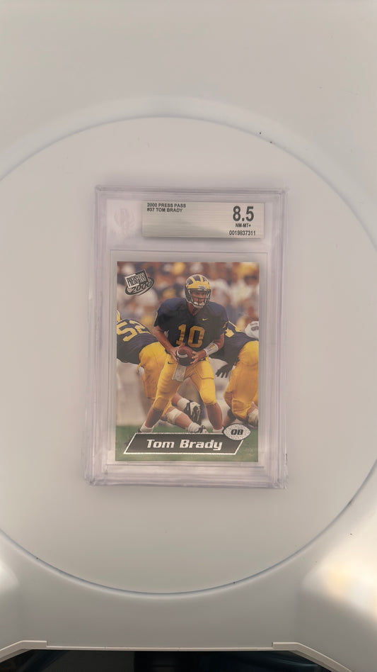 Tom Brady 2000 Press Pass Press Pass — front