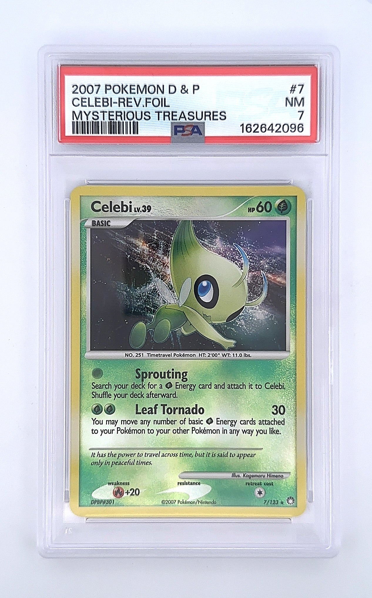 Celebi #7/123 PSA NM 7 — front