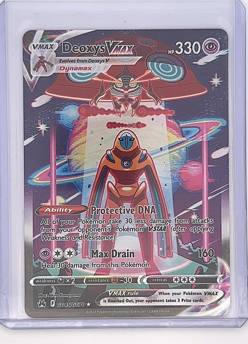 Deoxys VMAX #GG45/GG70 — front