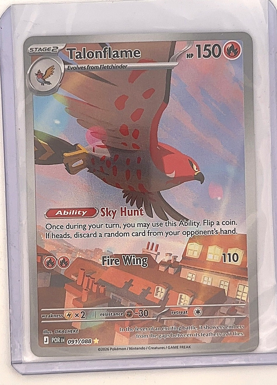 Talonflame - 091/088 #091/088 — front