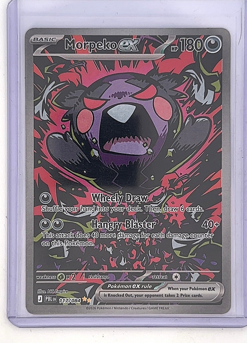 Morpeko ex - 117/084 #117/084 — front
