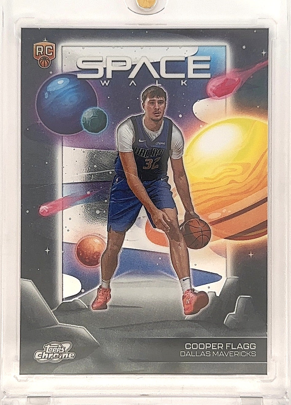 2025 Topps Cosmic Chrome Space Walk Cooper Flagg #SW-6 — front
