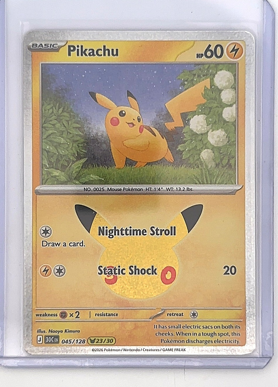 Pikachu - 045/128 #045/128 — front