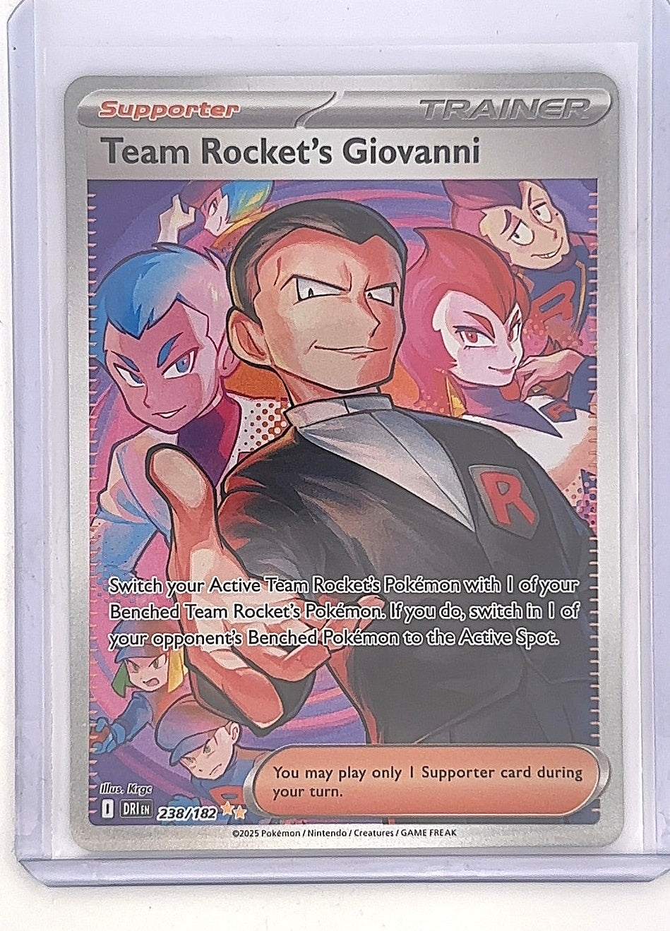 Team Rocket's Giovanni - 238/182 #238/182 — front