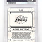 2017 Panini Hoops Kobe Bryant #296 PSA 9 — back