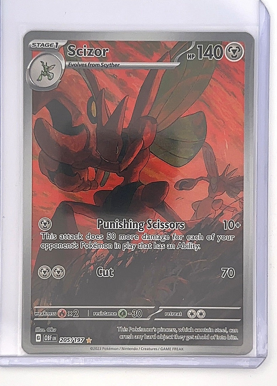 Scizor - 205/197 #205/197 — front