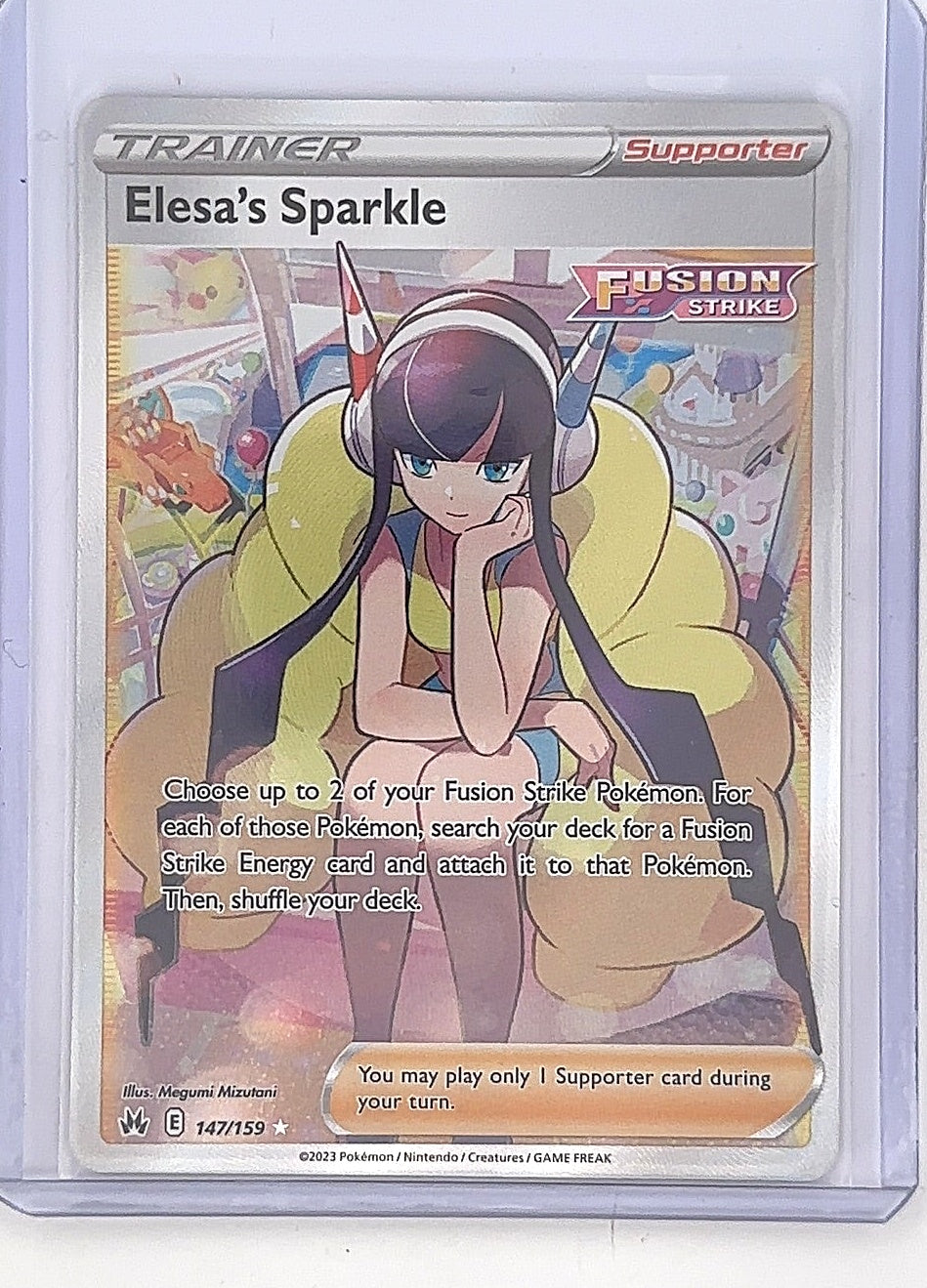Elesa's Sparkle (Full Art) #147/159 — front