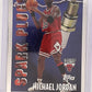 1995 Topps Spark Plugs Michael Jordan #SP2 — front