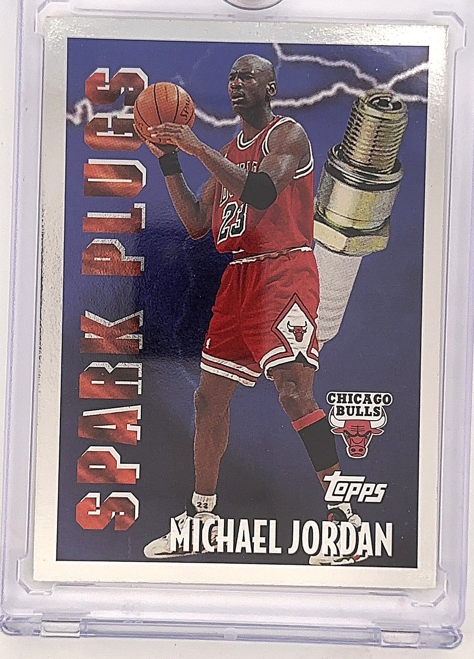 1995 Topps Spark Plugs Michael Jordan #SP2 — front