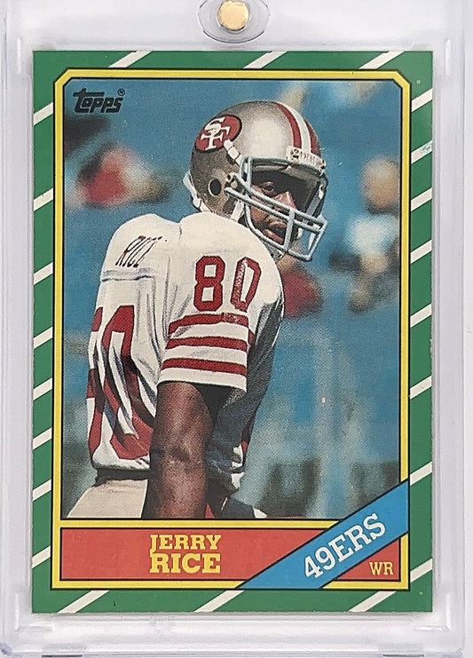 1986 Topps Jerry Rice #161 — front