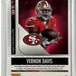 2025 Panini Silhouette Autographs Vernon Davis #36 RC AUTO — back