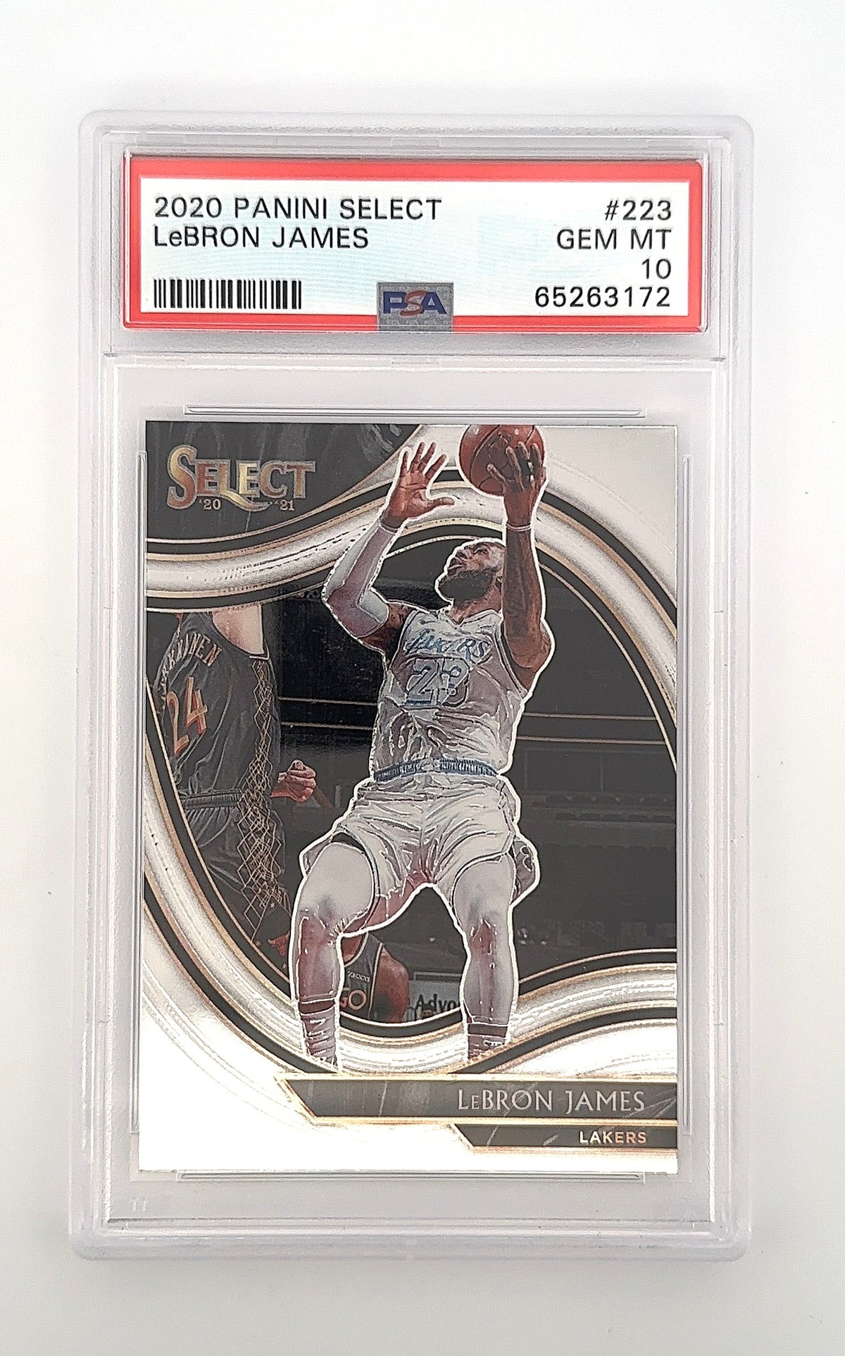 2020 Panini Select LeBron James #223 PSA 10 — front