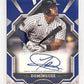 2025 Topps Tier One Break Out Autograph Jasson Dominguez /25 [Holo Platinum Blue Foil] #BOA-JD — front