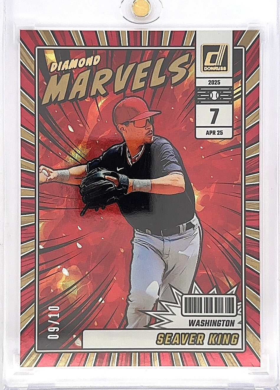 2025 Panini Donruss Diamond Marvels Seaver King [Gold Ice] #18 — front