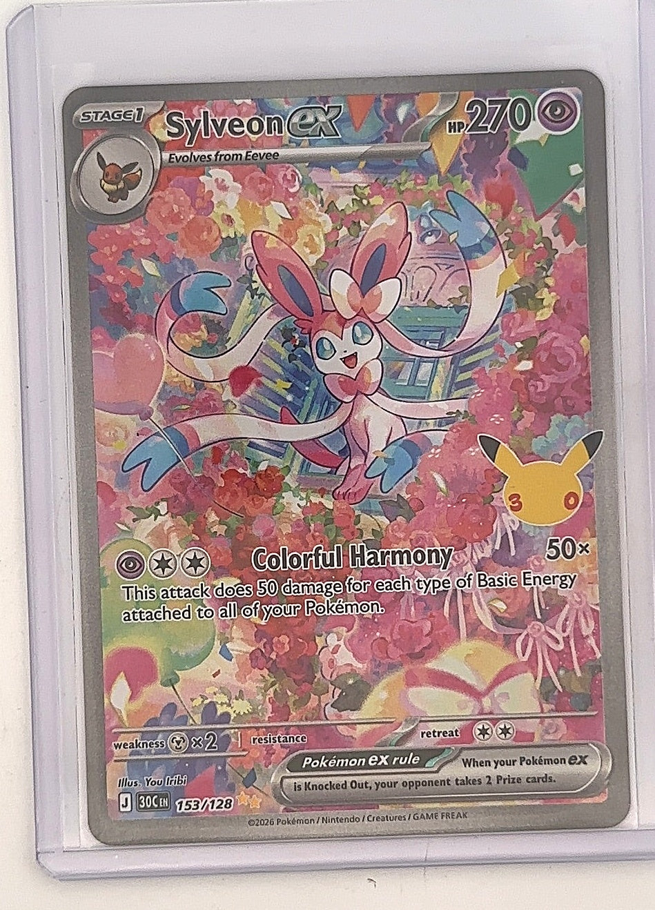 Sylveon ex - 153/128 #153/128 — front