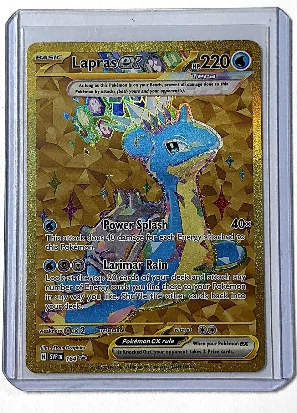 Lapras ex - 164 #164 — front